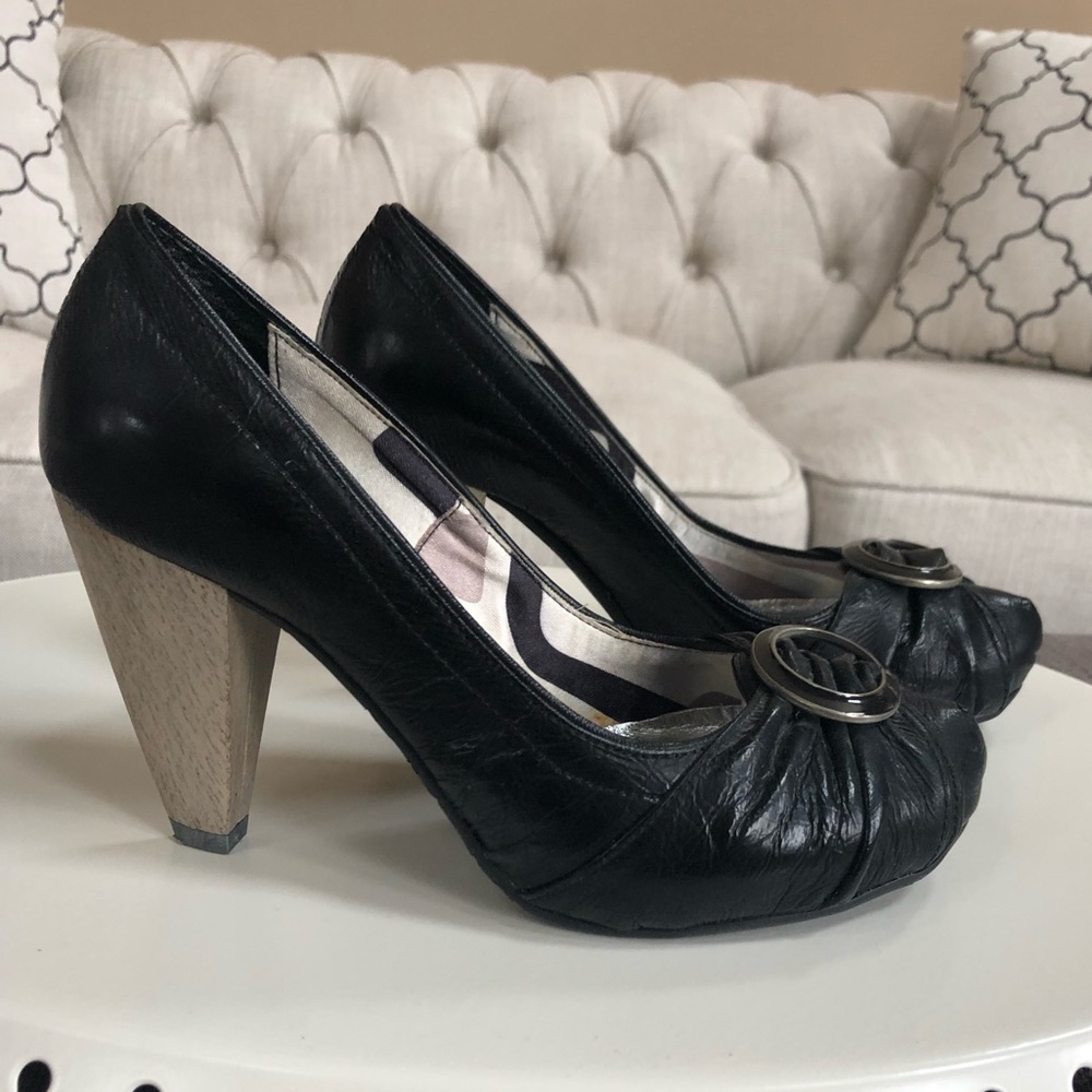 Black leather Extrem Shoes